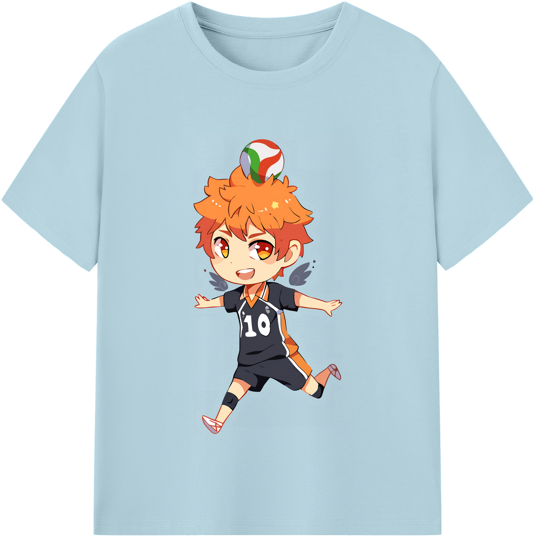 （画像用） ハイキュー!! Haikyu!! 綿100％半袖Tシャツ（フロントプリント）